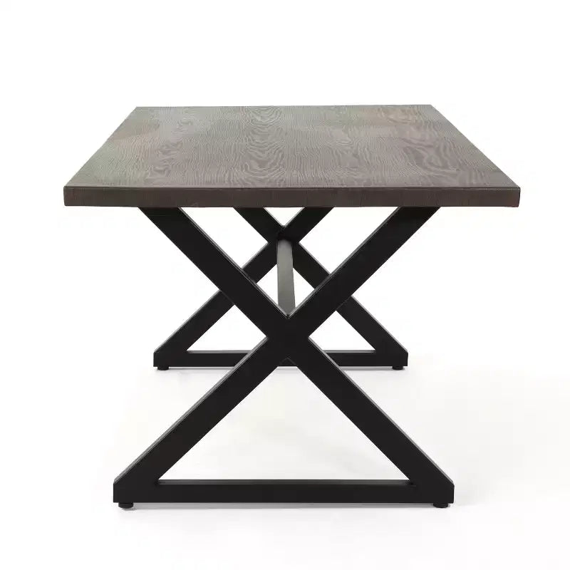 Christopher Knight Home Aisha Set da pranzo da esterno a 6 pezzi in vimini e alluminio con panca, Multimarrone/Marrone
