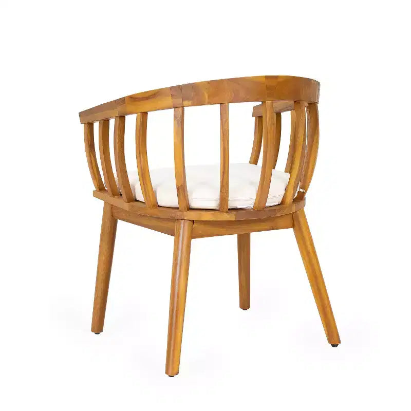 Christopher Knight Home Casper, Set da Pranzo da Esterno Rustico in Legno di Acacia, 7 Pezzi, con Pannelli a Doghe