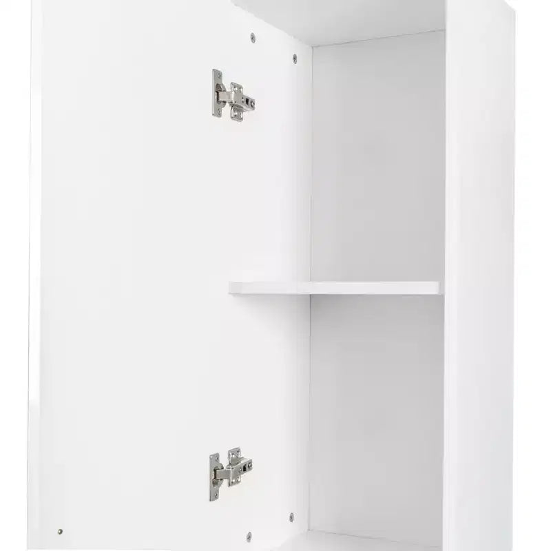 CLIHOME Armadietti Decorativi Indipendenti a 2 Ante con Ripiani Regolabili