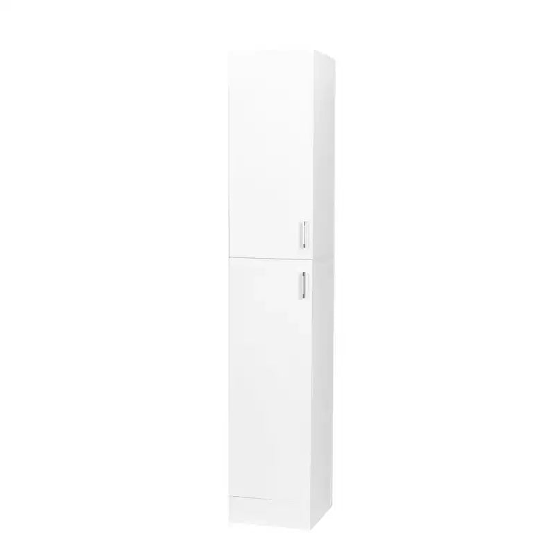 CLIHOME Armadietti Decorativi Indipendenti a 2 Ante con Ripiani Regolabili