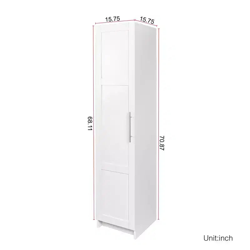 Mobiletto pensile CLIHOME alto a 3 livelli con ripiani regolabili