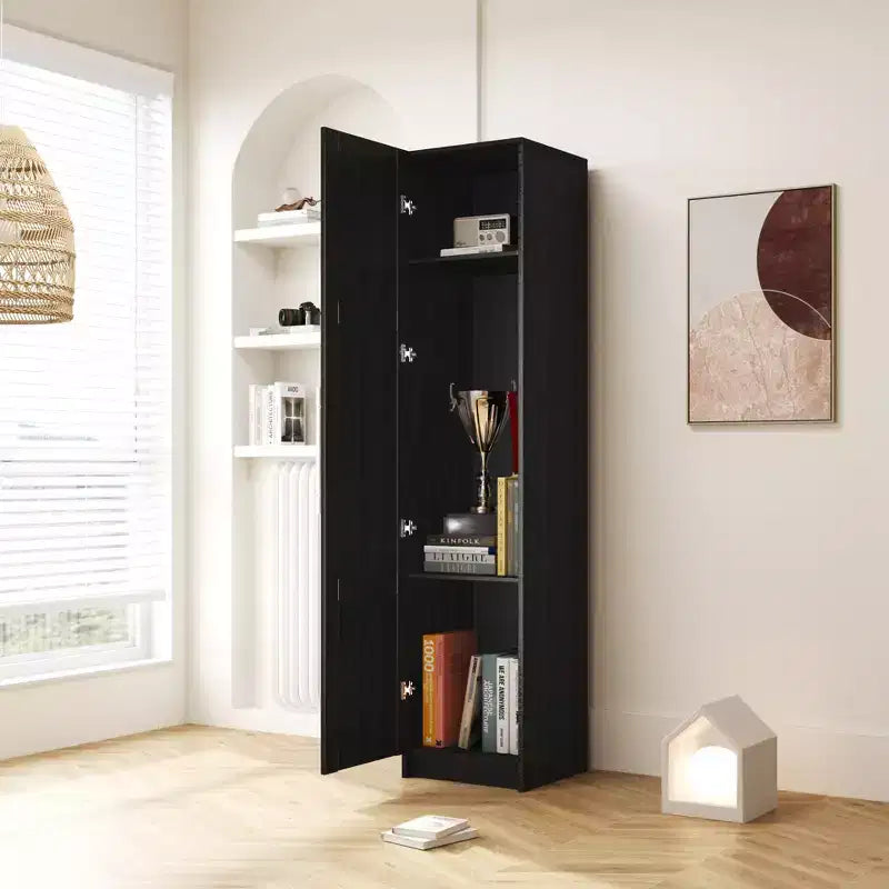 Mobiletto pensile CLIHOME alto a 3 livelli con ripiani regolabili