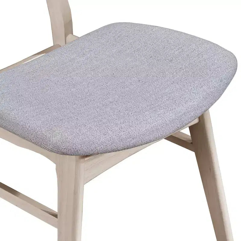 New Classic Furniture, Set da pranzo Oscar in 3 pezzi in legno, Frassino bianco