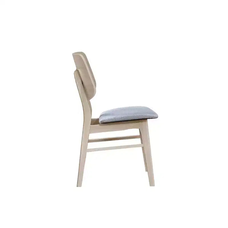 New Classic Furniture, Set da pranzo Oscar in 3 pezzi in legno, Frassino bianco