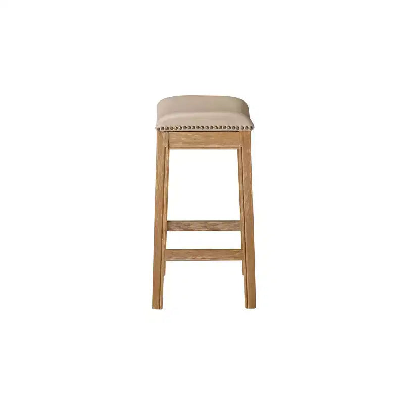 Sgabello da bancone Maven Lane Adrien senza schienale con rivestimento in tessuto, 26"