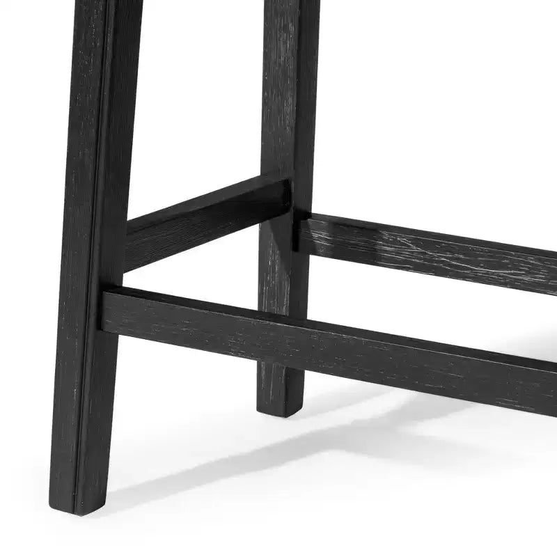 Sgabello da bancone Maven Lane Adrien senza schienale con rivestimento in tessuto, 26"