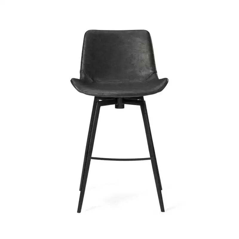 Sgabello da bancone Maven Lane Victor in similpelle, altezza 66 cm