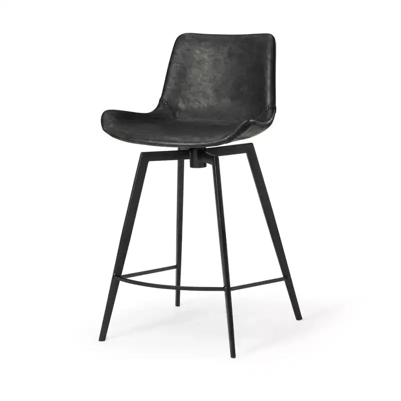 Sgabello da bancone Maven Lane Victor in similpelle, altezza 66 cm