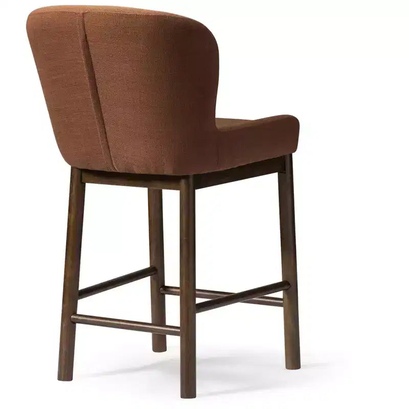 Sgabello da bancone Maven Lane Gia con rivestimento in tessuto 26