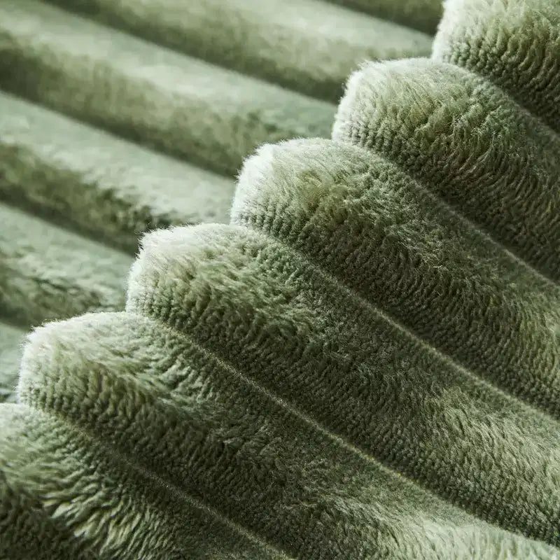Divano componibile a 6 posti a forma di U Belffin - Divano modulare in velluto a coste con pouf contenitore e design convertibile