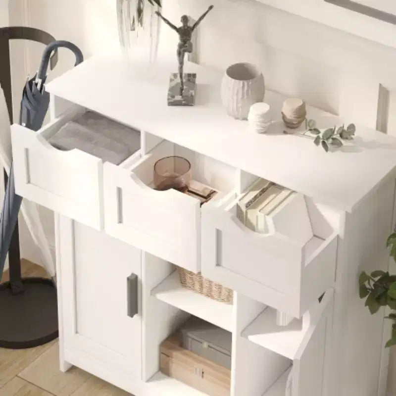 Mobiletti Contenitori,Mobile da Terra in Legno,con Cassetti e Ripiani Mobiletti Contenitori,Mobile Accento per Soggiorno,Camera da Letto,Mobili da Bagno Arredamento per la Casa
