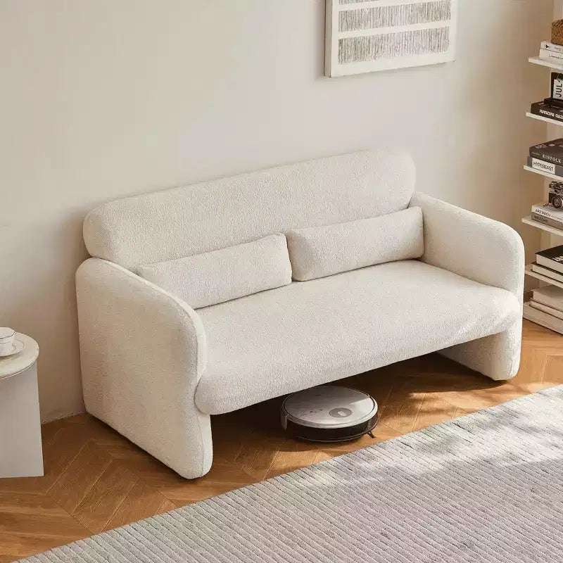Divano Letto MAYEERTY con USB, Letto Estraibile Regolabile 3 in 1 e Tasca Laterale (Velluto)