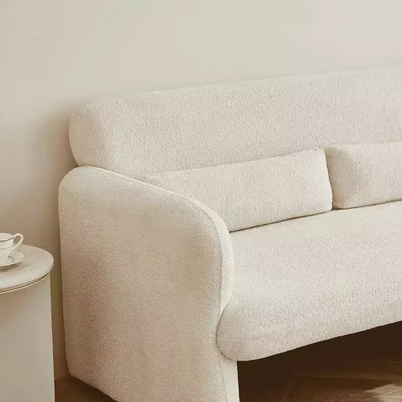 Divano Letto MAYEERTY con USB, Letto Estraibile Regolabile 3 in 1 e Tasca Laterale (Velluto)