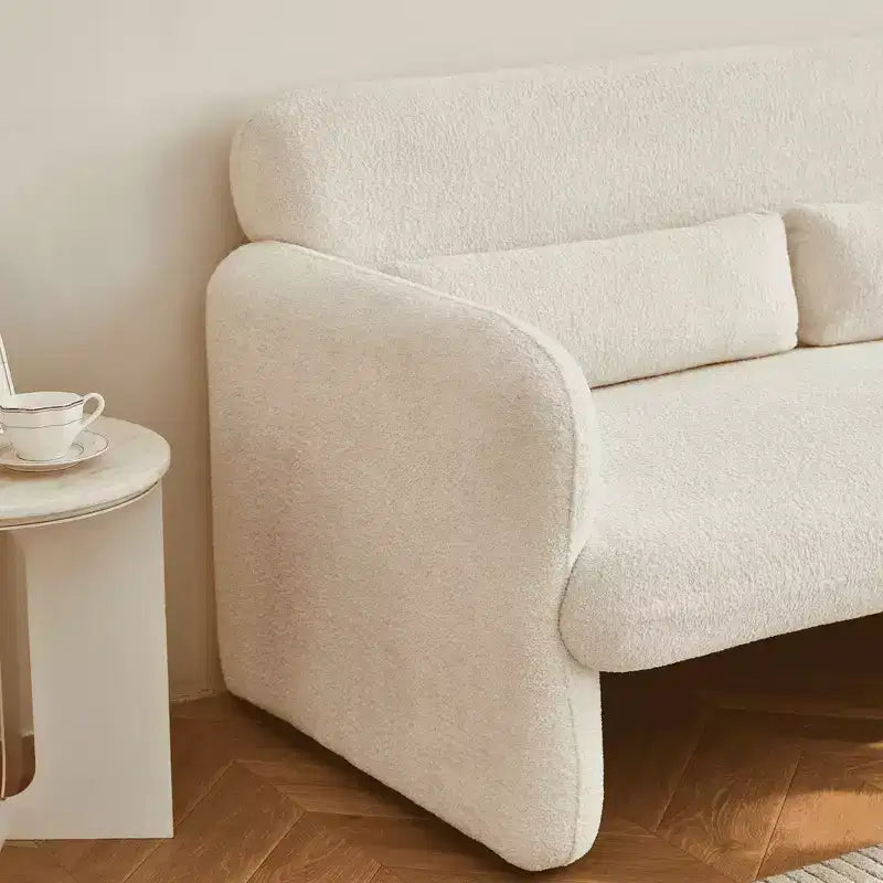 Divano Letto MAYEERTY con USB, Letto Estraibile Regolabile 3 in 1 e Tasca Laterale (Velluto)