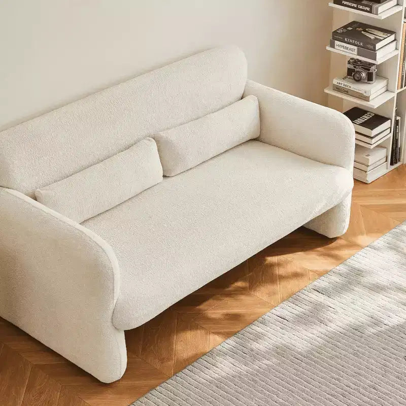 Divano Letto MAYEERTY con USB, Letto Estraibile Regolabile 3 in 1 e Tasca Laterale (Velluto)