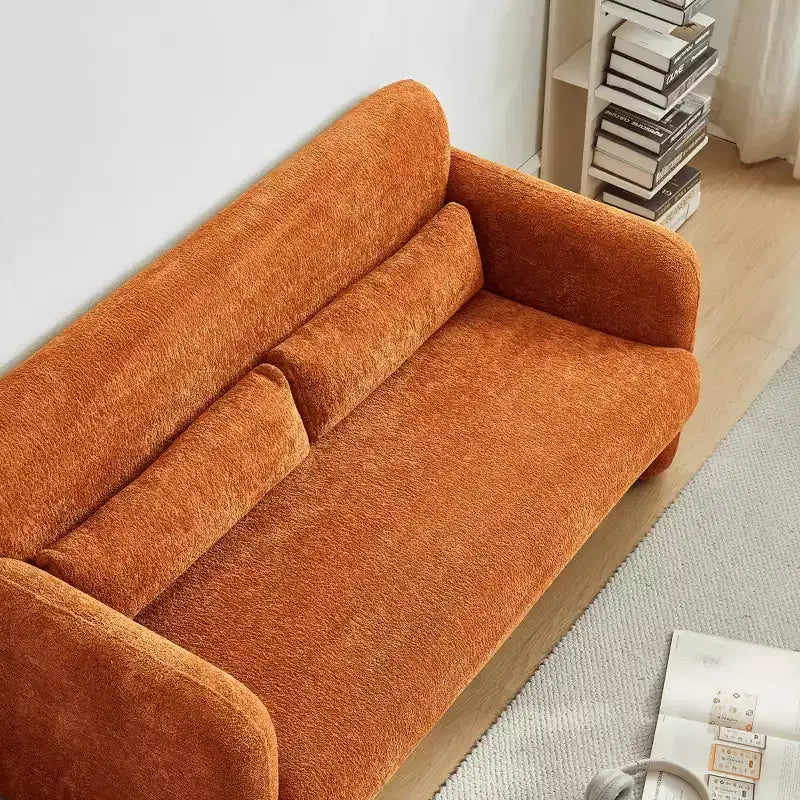 Divano Letto MAYEERTY con USB, Letto Estraibile Regolabile 3 in 1 e Tasca Laterale (Velluto)
