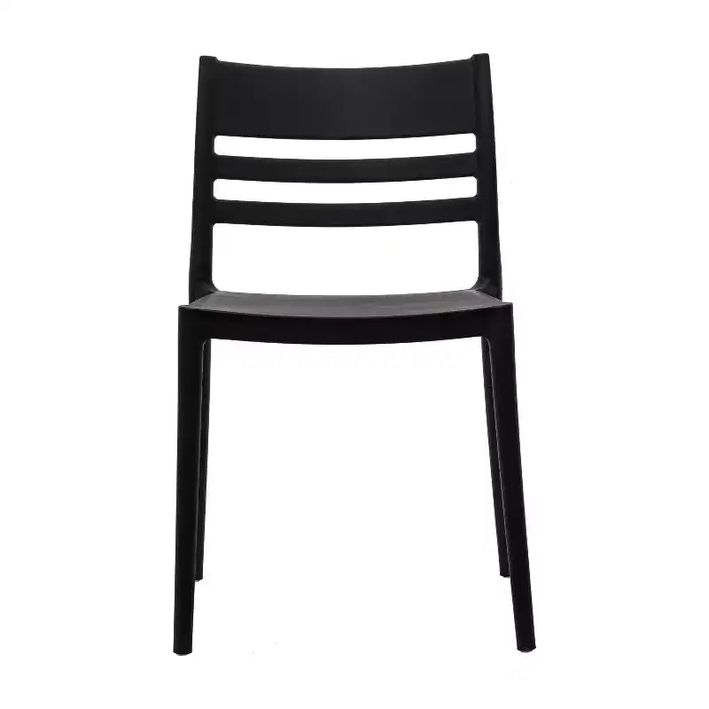 Flash Furniture Bridgeport Set di 2 Sedie da Patio Impilabili per Interni-Esterni con Schienale a Doghe, Sedia Commerciale in Resina per Tutte le Stagioni