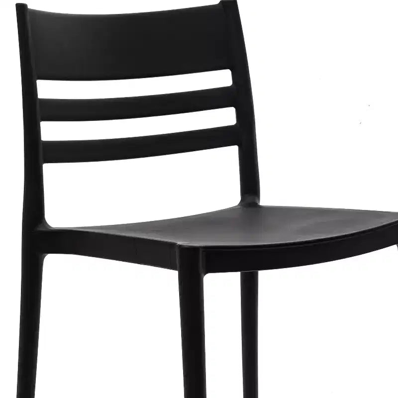 Flash Furniture Bridgeport Set di 2 Sedie da Patio Impilabili per Interni-Esterni con Schienale a Doghe, Sedia Commerciale in Resina per Tutte le Stagioni