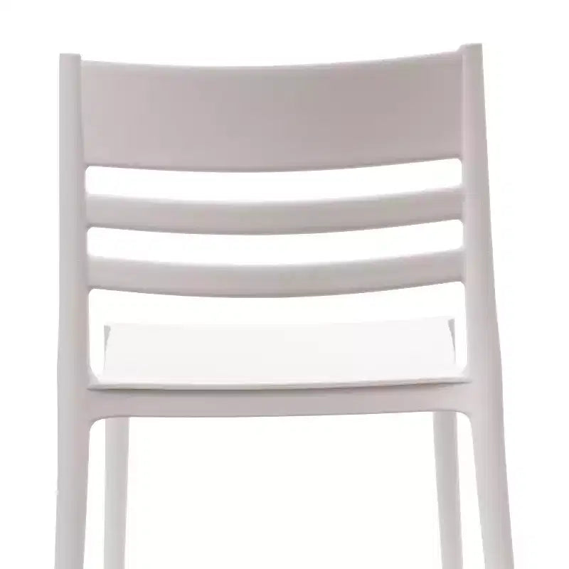 Flash Furniture Bridgeport Set di 2 Sedie da Patio Impilabili per Interni-Esterni con Schienale a Doghe, Sedia Commerciale in Resina per Tutte le Stagioni