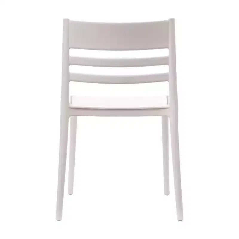 Flash Furniture Bridgeport Set di 2 Sedie da Patio Impilabili per Interni-Esterni con Schienale a Doghe, Sedia Commerciale in Resina per Tutte le Stagioni