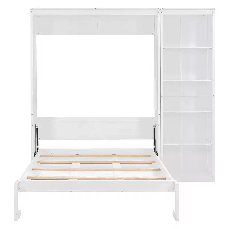 Letto a muro Whisen Murphy Bed con ripiani