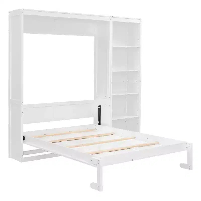 Letto a muro Whisen Murphy Bed con ripiani