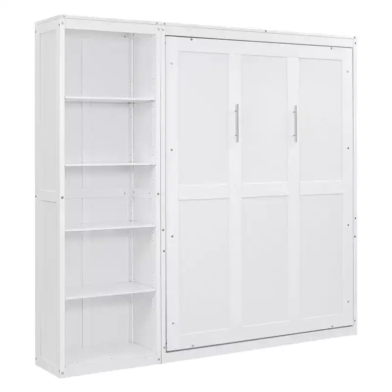 Letto a muro Whisen Murphy Bed con ripiani