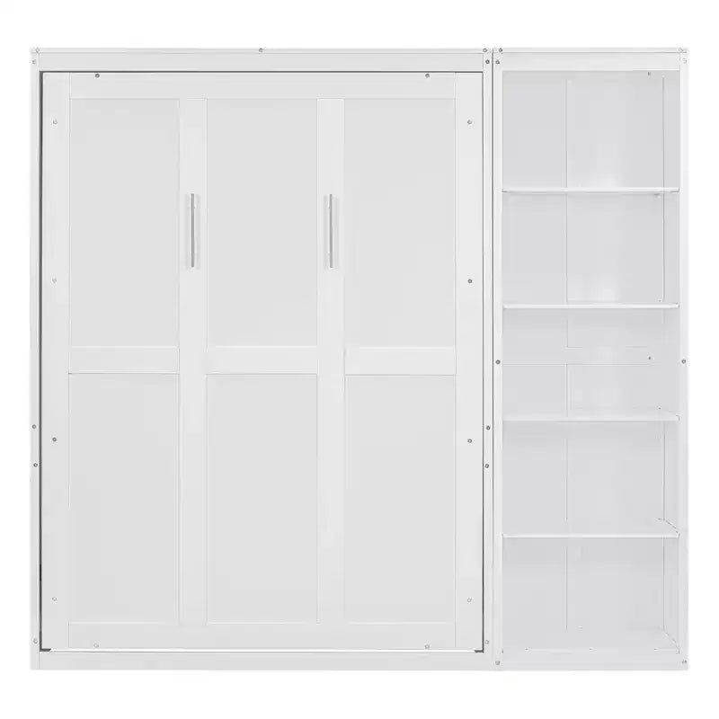 Letto a muro Whisen Murphy Bed con ripiani