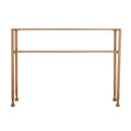 Jaymes Gold Metal and Glass Console Table - Gold - SEI