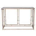 Simondley Faux Marble Console Table - Champagne - SEI