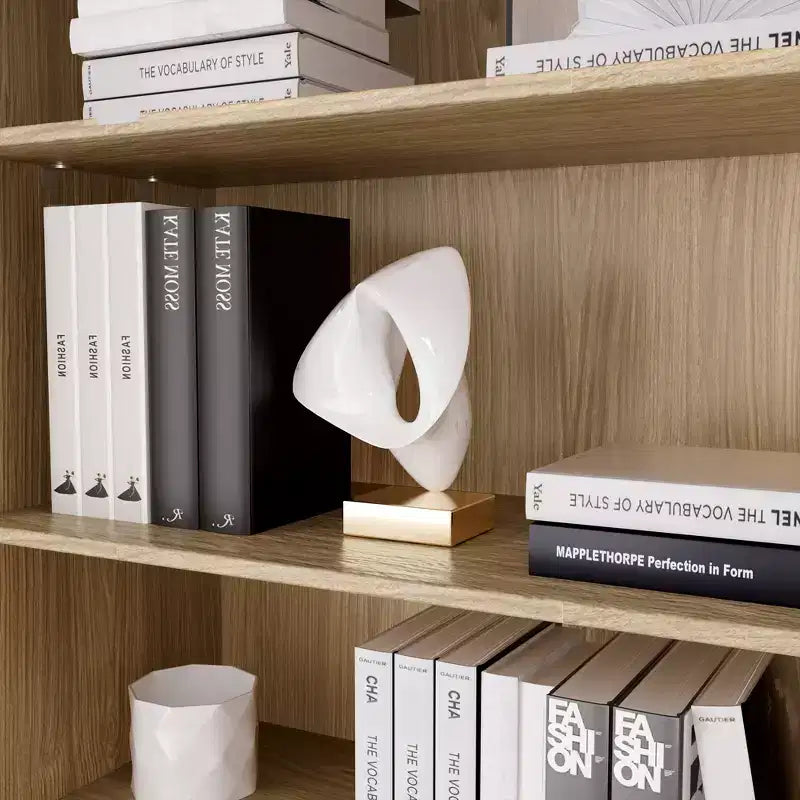 Solid Wood Stackable Cabinet&Sideboard with Adjustable Shelves