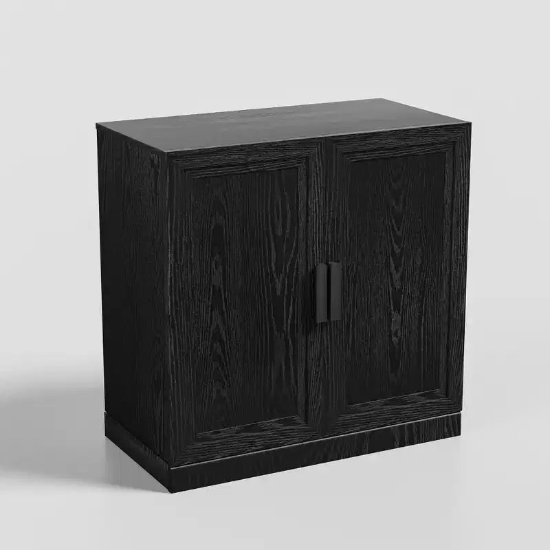 Solid Wood Stackable Cabinet&Sideboard with Adjustable Shelves
