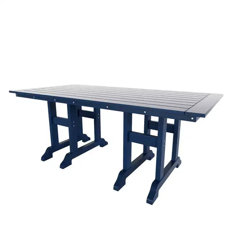 Set da pranzo da esterno WestinTrends Malibu a 7 pezzi in HDPE con tavolo e sedie