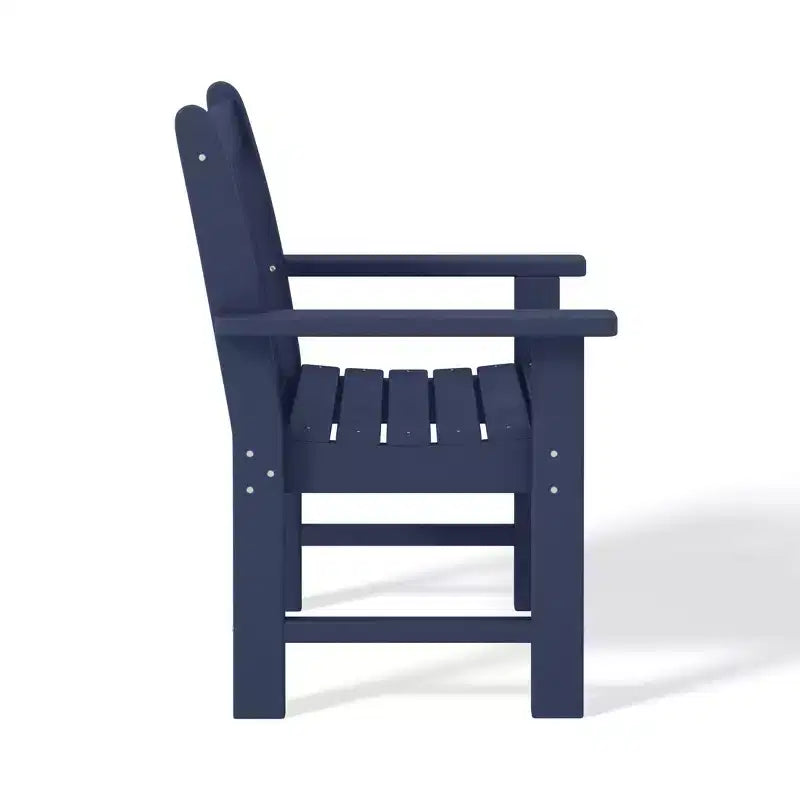 Set da pranzo da esterno WestinTrends Malibu a 7 pezzi in HDPE con tavolo e sedie