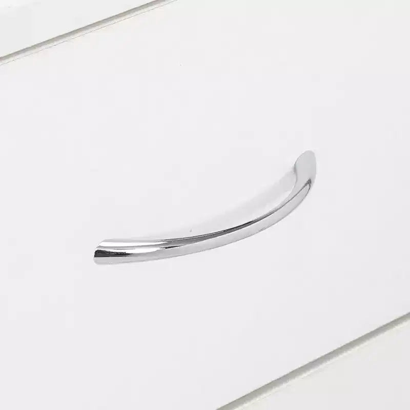 Cassettiera Karl Home a 4 cassetti in truciolato bianco larga 66 cm