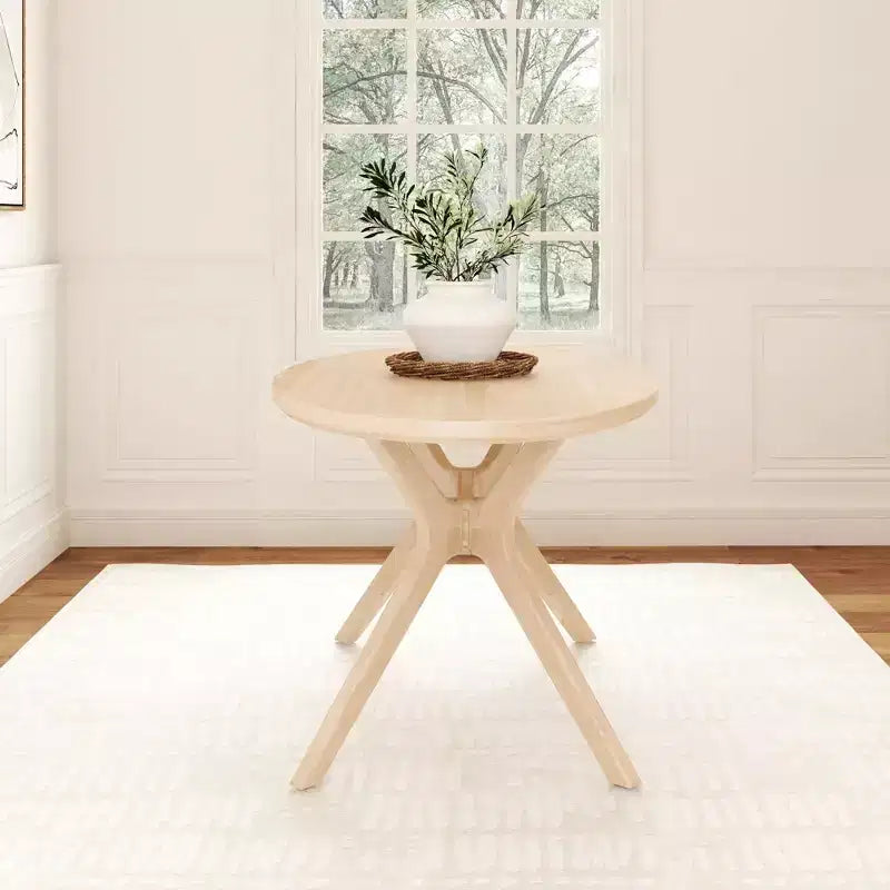 Plank+Beam 62 Verso Tavolo da pranzo ovale per 4 persone, tavolo da cucina in legno massiccio per sala da pranzo