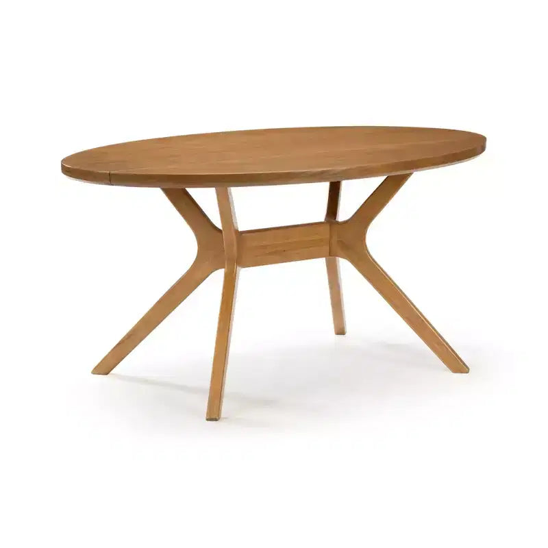 Plank+Beam 62 Verso Tavolo da pranzo ovale per 4 persone, tavolo da cucina in legno massiccio per sala da pranzo