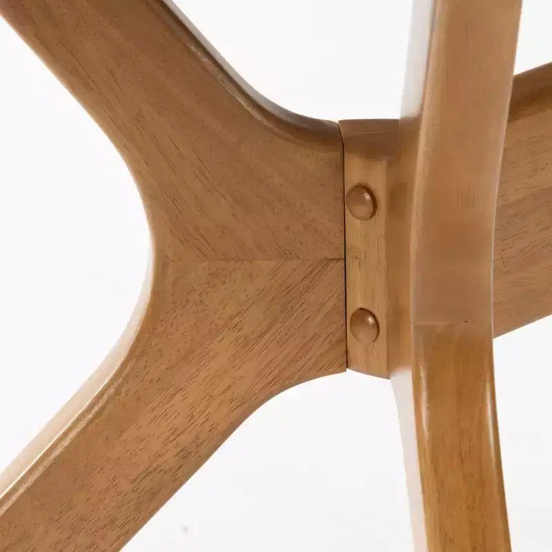 Plank+Beam 62 Verso Tavolo da pranzo ovale per 4 persone, tavolo da cucina in legno massiccio per sala da pranzo
