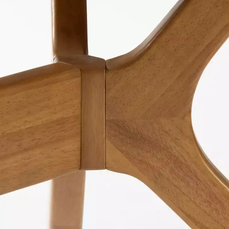 Plank+Beam 62 Verso Tavolo da pranzo ovale per 4 persone, tavolo da cucina in legno massiccio per sala da pranzo