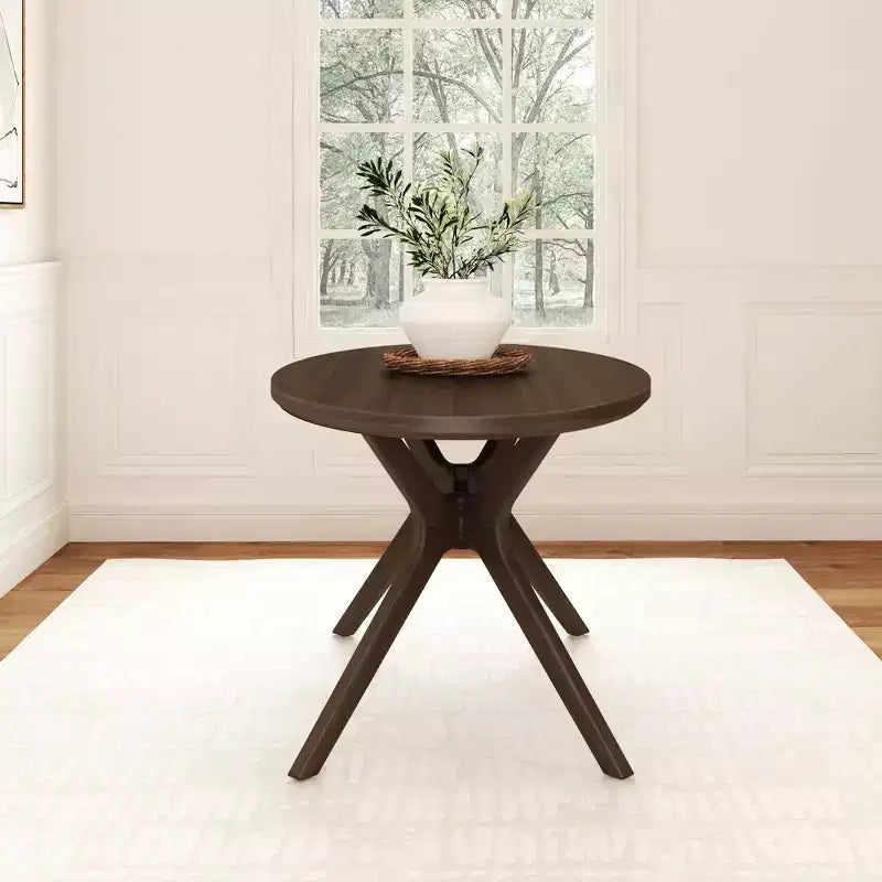 Plank+Beam 62 Verso Tavolo da pranzo ovale per 4 persone, tavolo da cucina in legno massiccio per sala da pranzo
