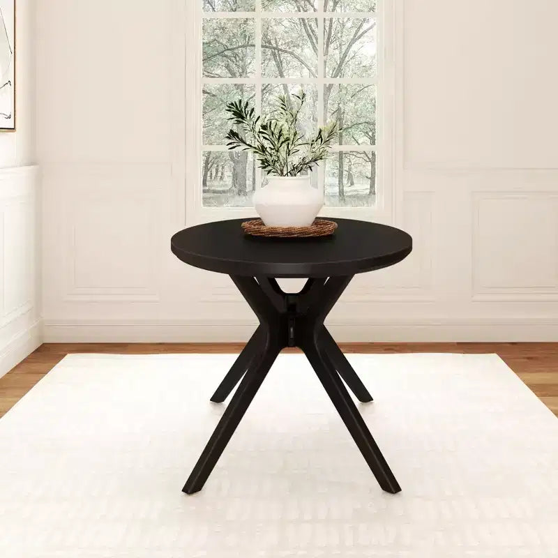 Plank+Beam 62 Verso Tavolo da pranzo ovale per 4 persone, tavolo da cucina in legno massiccio per sala da pranzo