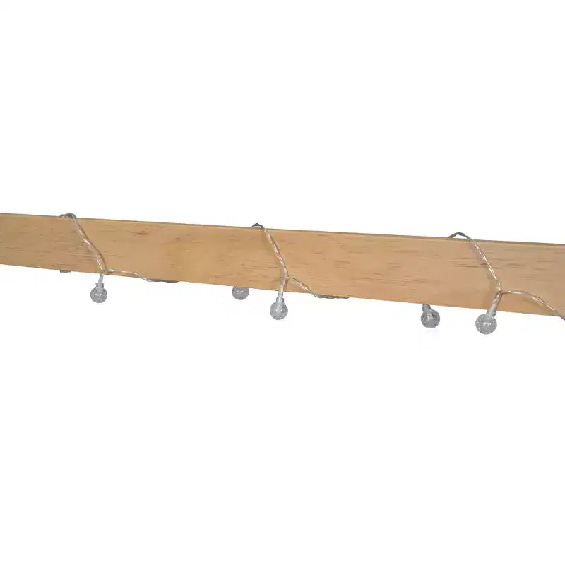 Letto a casetta in legno di dimensioni standard Whisen con finestra e recinzione