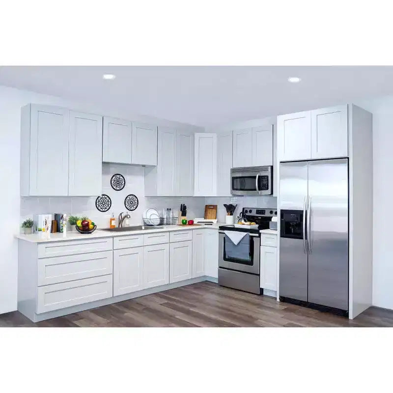 CASAINC Mobile Base Cucina con Cassetto, 18 poll. L x 34.5 poll. H x 24 poll. P, Telaio in Compensato, Chiusura Ammortizzata - Sovrapposizione Completa RTA