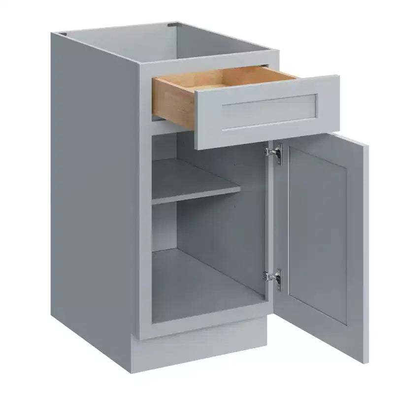 CASAINC Mobile Base Cucina con Cassetto, 18 poll. L x 34.5 poll. H x 24 poll. P, Telaio in Compensato, Chiusura Ammortizzata - Sovrapposizione Completa RTA