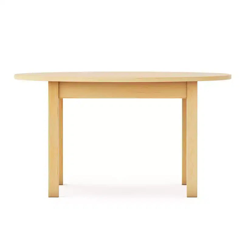 Guidecraft EdQ Tavolo per bambini - Naturale: Tavolo attività rotondo in legno per bambini, diametro 76 cm | Scrivania per bambini per sala giochi, asilo nido e scuola materna