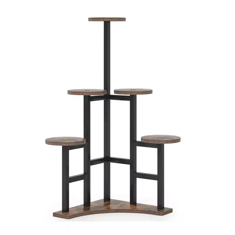 MAYEERTY Portapiante da 110 cm, 6 Ampie Pannelli Rotondi, Design Alto-Basso Che Favorisce la Luce Solare