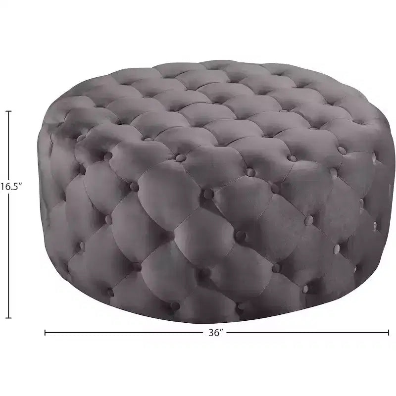 Panca/Ottomana in velluto Addison di Meridian Furniture