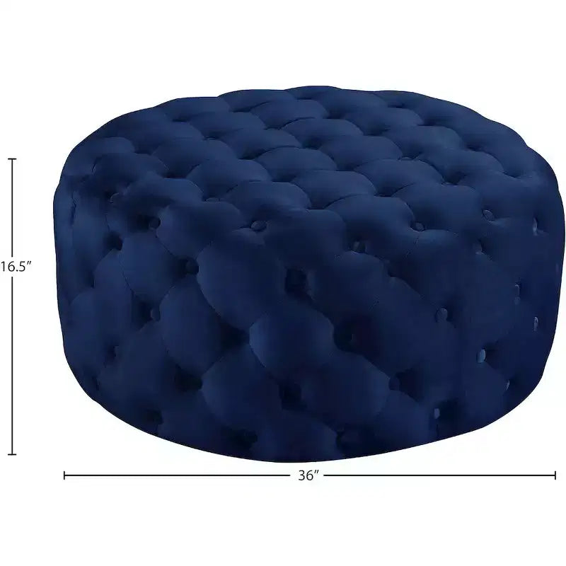 Panca/Ottomana in velluto Addison di Meridian Furniture