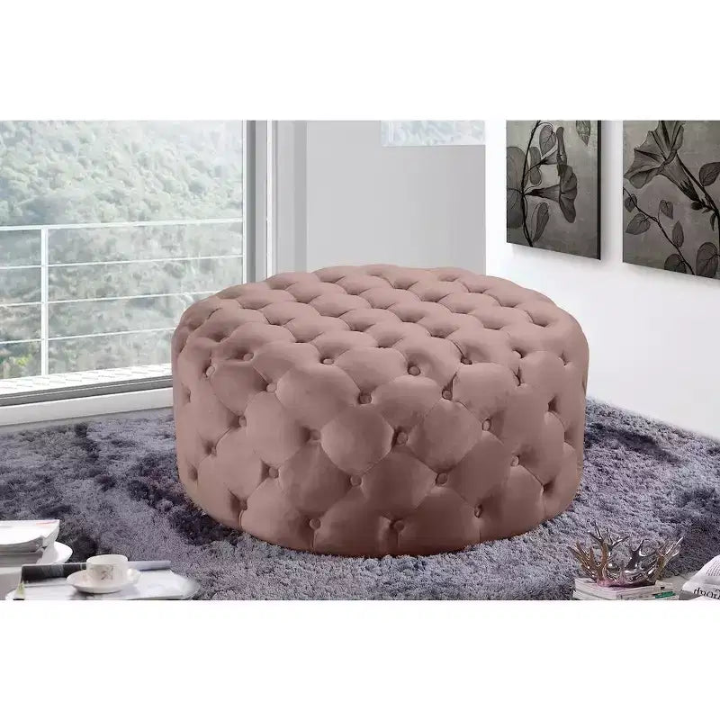 Panca/Ottomana in velluto Addison di Meridian Furniture