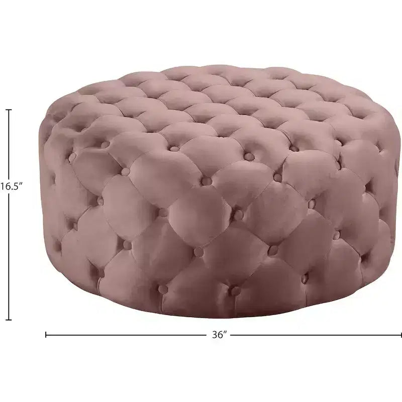 Panca/Ottomana in velluto Addison di Meridian Furniture